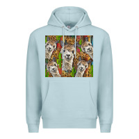 Blue Mist alpaca Premium Hoodie - BarkalooDesign