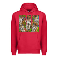 Cardinal alpaca Premium Hoodie - BarkalooDesign