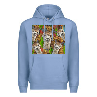 Colony Blue alpaca Premium Hoodie - BarkalooDesign