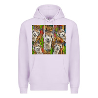 Lilac alpaca Premium Hoodie - BarkalooDesign