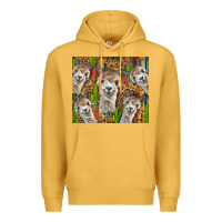 Mustard alpaca Premium Hoodie - BarkalooDesign