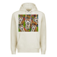 Oatmeal Heather alpaca Premium Hoodie - BarkalooDesign