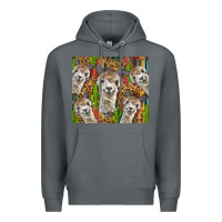 Rock alpaca Premium Hoodie - BarkalooDesign