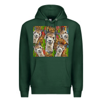 Sports Green alpaca Premium Hoodie - BarkalooDesign