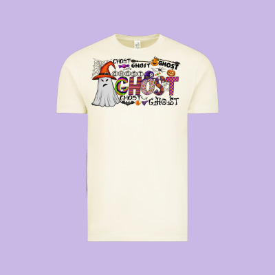 Ghost Vintage Tee Designed By Cowhidedigitalart