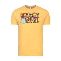 Vintage Mustard ghost Vintage Tee - CowhideDigitalArt