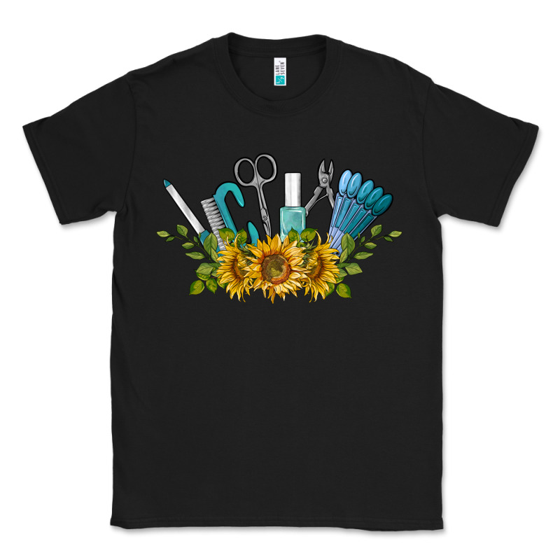 Nail Tools With Sunflower Classic Tee by BarkalooDesign | Teevron