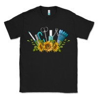 Black nail tools with sunflower Classic Tee - BarkalooDesign