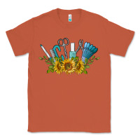 Copper nail tools with sunflower Classic Tee - BarkalooDesign