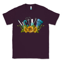 Plum nail tools with sunflower Classic Tee - BarkalooDesign