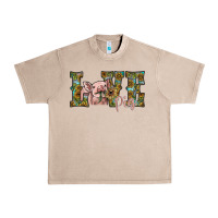 French Oak love pig Urban Heavy Tee - SublimationCraftShop