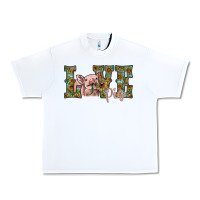 White love pig Urban Heavy Tee - SublimationCraftShop