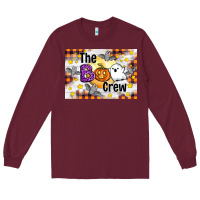Burgundy The boo crew Long Sleeve Tee - Artiststas