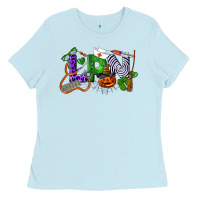 Baby Blue Halloween LPN Licensed Practical Nurse Ladies Tee - LillyAllenDesigns