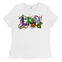 White Halloween LPN Licensed Practical Nurse Ladies Tee - LillyAllenDesigns