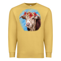 Antique Gold Hereford Bull Premium Sweatshirt - RanaPortraitStore