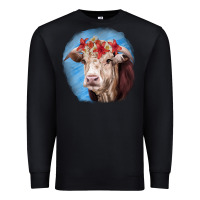 Black Hereford Bull Premium Sweatshirt - RanaPortraitStore