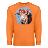 Carrot Hereford Bull Premium Sweatshirt - RanaPortraitStore