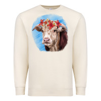 Sandshell Hereford Bull Premium Sweatshirt - RanaPortraitStore