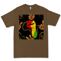 Cacao African Freedom Seamless Pattern Premium Tee - BundleAndBundleShop