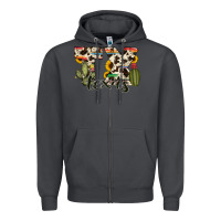 Smoke texas state cowhide serape cactus Zipper Hoodie - RanaPortraitStore