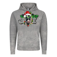 Cloud Rock Christmas joy black and white cow Vintage Hoodie - BarkalooDesign