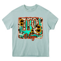 Arona virgo turquoise cowhide Heavy Core Tee - RanaPortraitStore