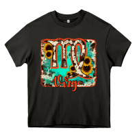 Asphalt virgo turquoise cowhide Heavy Core Tee - RanaPortraitStore