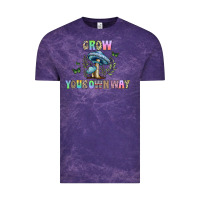 Cloud Purple grow your own way Vintage Tee - CowhideDigitalArt
