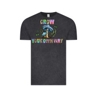 Vintage Black grow your own way Vintage Tee - CowhideDigitalArt