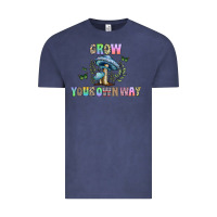 Vintage Denim grow your own way Vintage Tee - CowhideDigitalArt