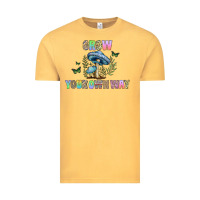 Vintage Mustard grow your own way Vintage Tee - CowhideDigitalArt