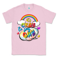 Bubblegum Pink its okay to say gay pride Classic Tee - FaDigitalArtStudio