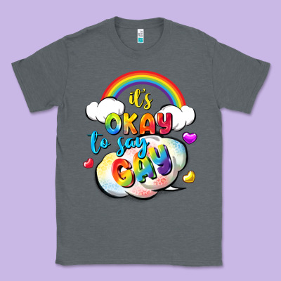 Its Okay To Say Gay Pride Classic Tee Designed By Fadigitalartstudio
