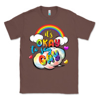 Chestnut its okay to say gay pride Classic Tee - FaDigitalArtStudio