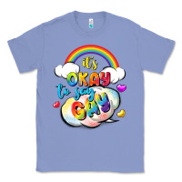 Colony Blue its okay to say gay pride Classic Tee - FaDigitalArtStudio