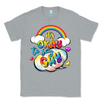 Heather Grey its okay to say gay pride Classic Tee - FaDigitalArtStudio