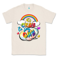 Natural its okay to say gay pride Classic Tee - FaDigitalArtStudio