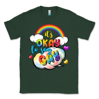 Sports Green its okay to say gay pride Classic Tee - FaDigitalArtStudio