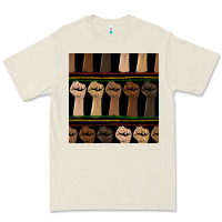 Bone melanin rised fist seamless pattern Premium Tee - BundleAndBundleShop