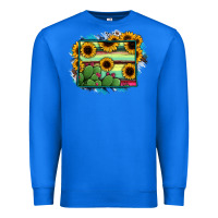 True Royal wyoming map sunflower cactus serape Premium Sweatshirt - RanaPortraitStore