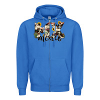 True Royal mexico state cowhide serape cactus Zipper Hoodie - RanaPortraitStore