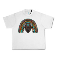 Lunar Rock western rainbow with bison Urban Heavy Tee - RanaPortraitStore