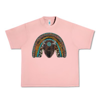 Salmon western rainbow with bison Urban Heavy Tee - RanaPortraitStore