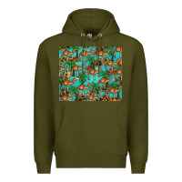 Army Green camel leopard Premium Hoodie - BarkalooDesign