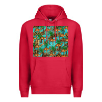 Cardinal camel leopard Premium Hoodie - BarkalooDesign
