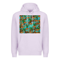 Lilac camel leopard Premium Hoodie - BarkalooDesign