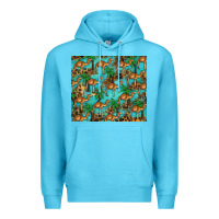Ocean Blue camel leopard Premium Hoodie - BarkalooDesign