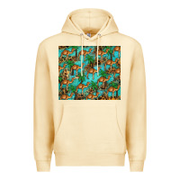 Pina Colada camel leopard Premium Hoodie - BarkalooDesign