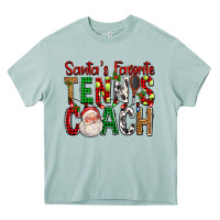 Arona Santa's Favorite Tennis Coach For Christmas Heavy Core Tee - FaDigitalArtStudio